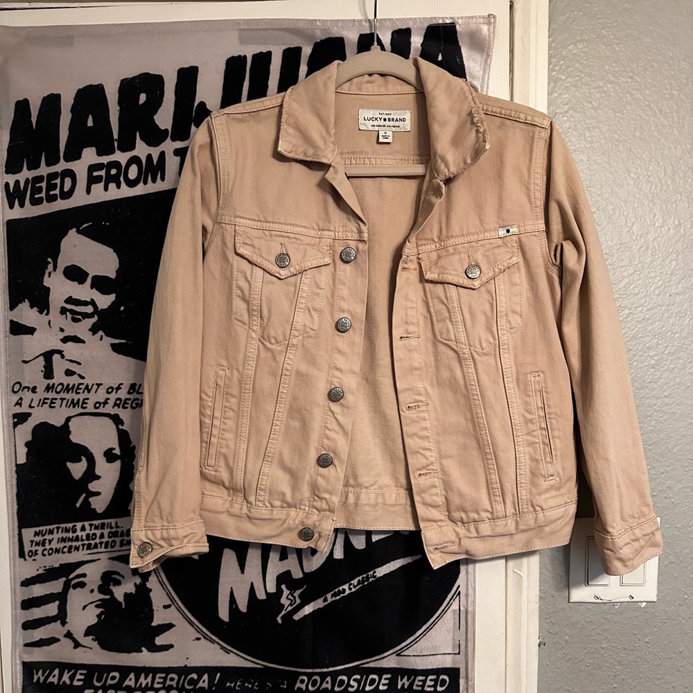 Light pink demin jacket